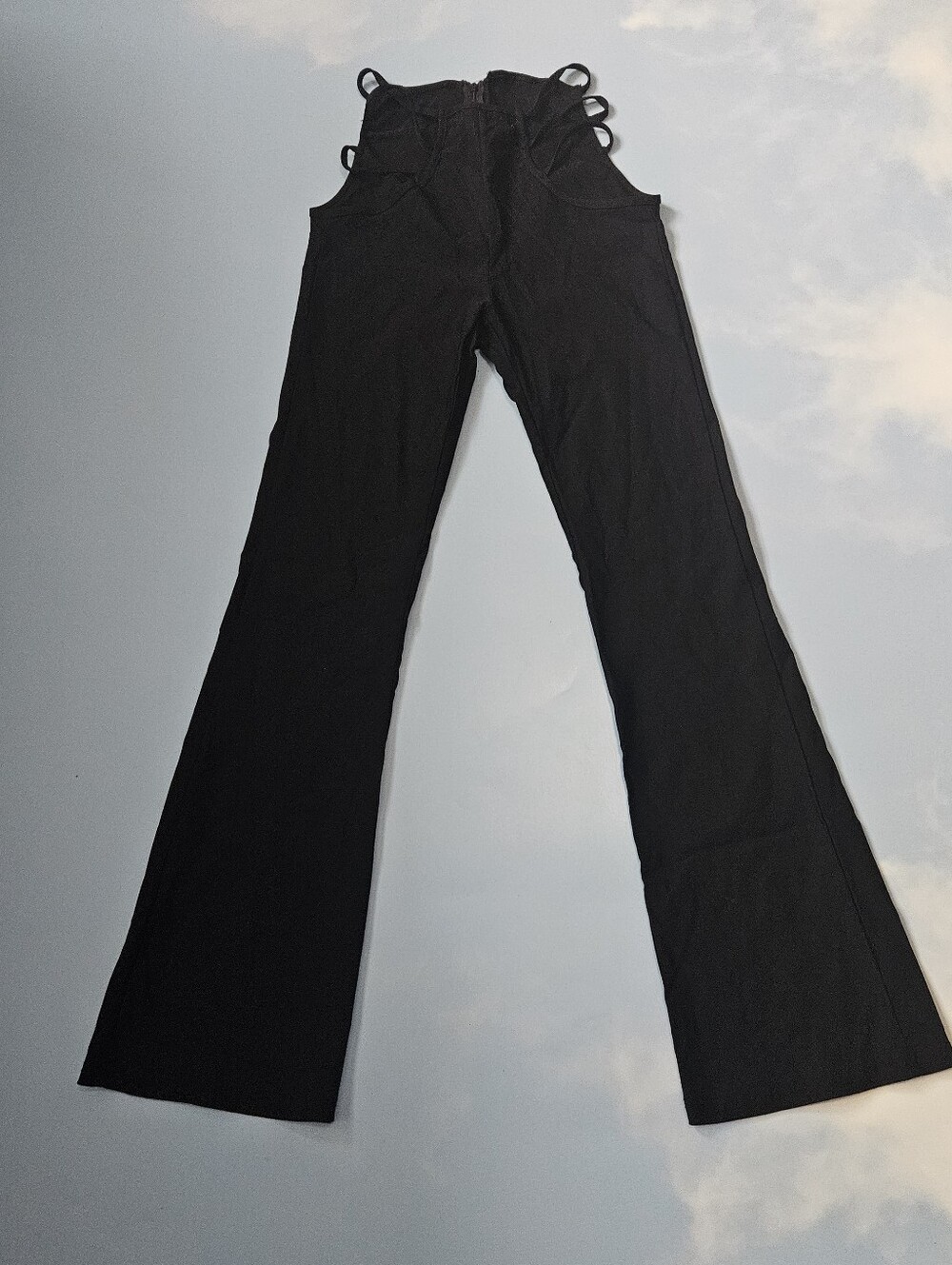 Black Flared Women’s Jumpsuit Pants